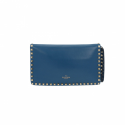 Valentino Rockstud clutch blue