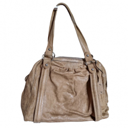 Abro Large beige used look handbag