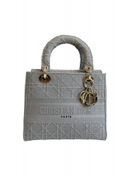 Christian Dior Lady Dior Medium Cannage Grey