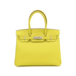 Hermès AB Hermès Yellow Calf Leather Epsom Birkin Retourne 30 France