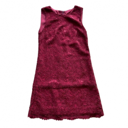 Dolce & Gabbana Deep red lace mini!