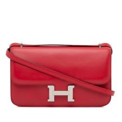 Hermès AB Hermès Red Calf Leather Constance Elan 25 France