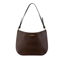 Burberry AB Burberry Brown Dark Brown Calf Leather Shoulder Bag United Kingdom