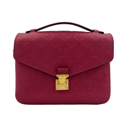 Louis Vuitton Metis Leather 2-Ways Flap Bag Pink