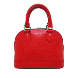 Louis Vuitton B Louis Vuitton Red Epi Leather Leather Epi Alma BB France