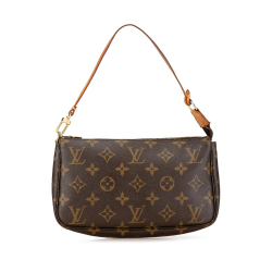 Louis Vuitton B Louis Vuitton Brown Monogram Canvas Canvas Monogram Pochette Accessoires France