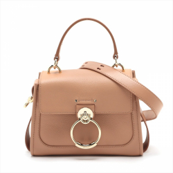 Chloé Tess Day Mini Calfskin Leather 3-Ways Top-handle Bag Light Tan