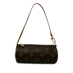 Louis Vuitton B Louis Vuitton Brown Monogram Canvas Canvas Monogram Papillon Pochette France