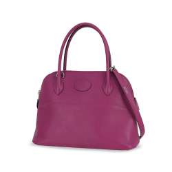 Hermès AB Hermès Purple Calf Leather Swift Bolide 27 France