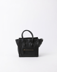 Celine Céline Luggage Micro Shopper Bag