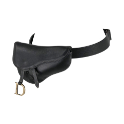 Christian Dior Dior Saddle belt-bag in black leather