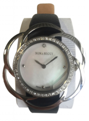 nina ricci diamond watch