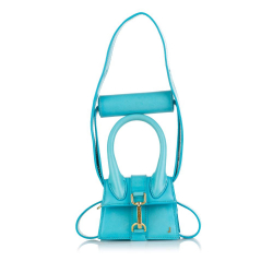 Jacquemus AB Jacquemus Blue Calf Leather Le Chiquito Montagne Mini Bag Spain