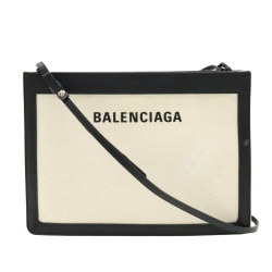 Balenciaga Navy pouch