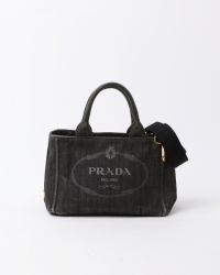 Prada Small Denim Canapa Bag