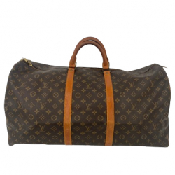 Louis Vuitton Brown Coated Canvas Louis Vuitton Keepall 60