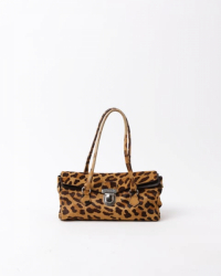 Prada Leopard Hobo Bag