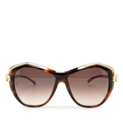 Cartier AB Cartier Brown Enamel Other Panthere Wild De Cartier Geometric Sunglasses France