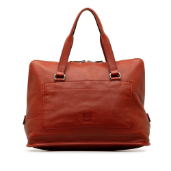 Loewe B LOEWE Red Calf Leather Anagram Handbag Spain