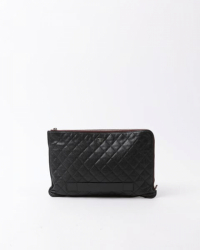 Chanel Caviar Large CC Clutch