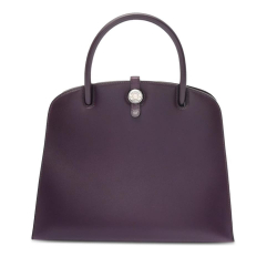 Hermès B Hermès Purple Violet Calf Leather Box Dalvy MM France