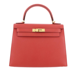 Hermès AB Hermès Pink Calf Leather 2016 Epsom Kelly Sellier 28 France