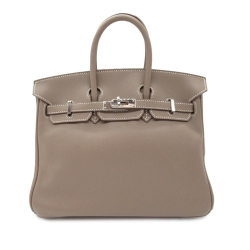 Hermès AB Hermès Brown Taupe Calf Leather Swift Birkin Retourne 25 France