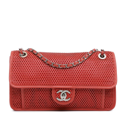 Chanel AB Chanel Red Calf Leather Medium Up In The Air Flap Italy