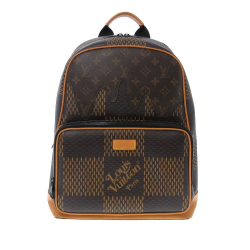 Louis Vuitton AB Louis Vuitton Brown Damier Canvas Canvas Monogram Nigo Damier Giant Wave Campus Backpack Spain