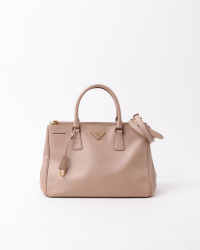 Prada Saffiano Lux Double Zip Medium Bag