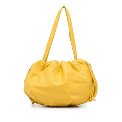 Bottega Veneta AB Bottega Veneta Yellow Calf Leather Medium The Bulb Italy