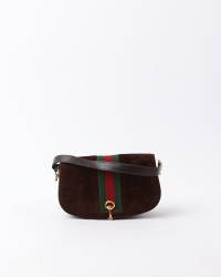 Gucci Web Hasler Flap Bag