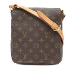 Louis Vuitton B Louis Vuitton Brown Monogram Canvas Canvas Monogram Musette Salsa Short Strap France