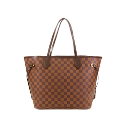 Louis Vuitton B Louis Vuitton Brown Damier Canvas Canvas Damier Ebene Neverfull MM Spain