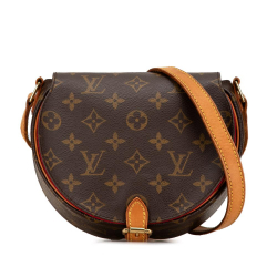 Louis Vuitton B Louis Vuitton Brown Monogram Canvas Canvas Monogram Sac Tambourine France