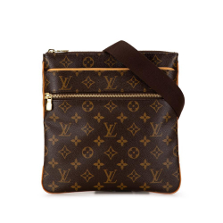 Louis Vuitton B Louis Vuitton Brown Monogram Canvas Canvas Monogram Pochette Valmy France