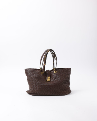 Bottega Veneta Intrecciato Large Capri Tote Bag