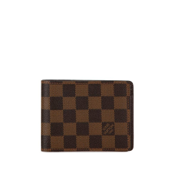 Louis Vuitton AB Louis Vuitton Brown Damier Canvas Canvas Damier Ebene Marco Bifold Wallet France