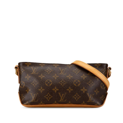 Louis Vuitton B Louis Vuitton Brown Monogram Canvas Canvas Monogram Trotteur France