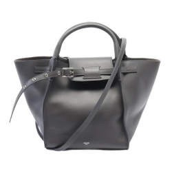 Celine AB Celine Gray Calf Leather Small Big Bag Italy