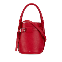 Celine AB Celine Red Calf Leather Nano Big Bucket Bag Italy