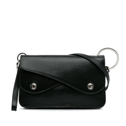 Dolce&Gabbana B Dolce & Gabbana Black Calf Leather Crossbody Bag Italy