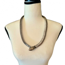 Yves Saint Laurent vintage snake link belt or necklace 1970'