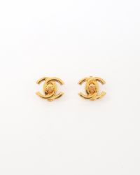 Chanel Turnlock Earrings