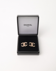 Chanel Rhinestone Earrings