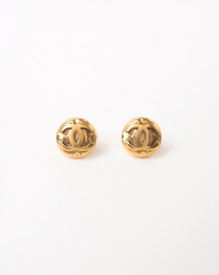 Chanel Coco Mark Clip-on Earrings