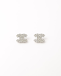 Chanel CC Bijou Rhinestone Earrings