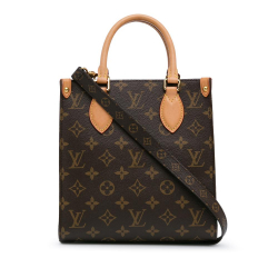 Louis Vuitton AB Louis Vuitton Brown Monogram Canvas Canvas Monogram Sac Plat BB France