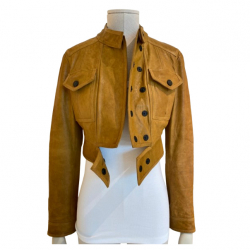 Burberry Cropped leather jacket