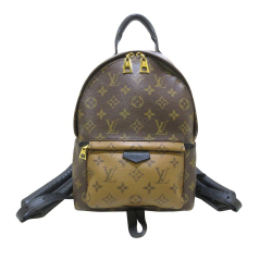 Louis Vuitton B Louis Vuitton Brown Monogram Canvas Canvas Monogram Reverse Palm Springs PM France